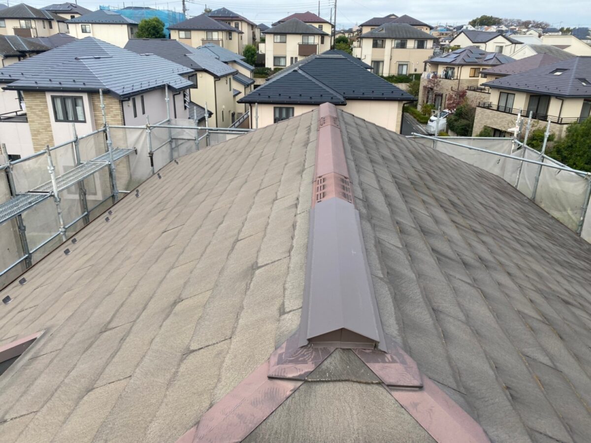 神奈川県川崎市　M様邸　屋根・外壁塗装工事　屋根のメンテナンスの必要性と高圧洗浄作業