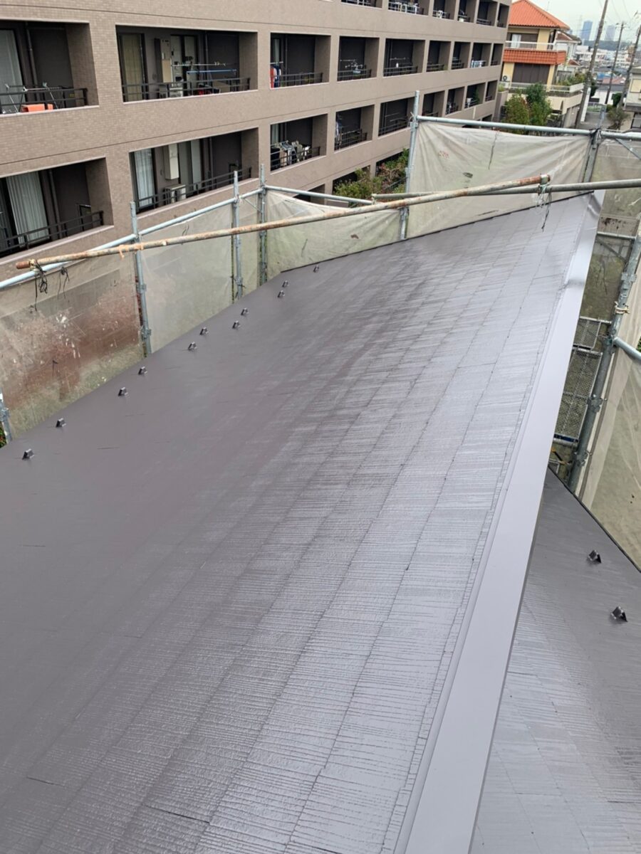 神奈川県横浜市　アパート屋根・外壁塗装工事　屋根は10年前後を目安に点検しましょう！