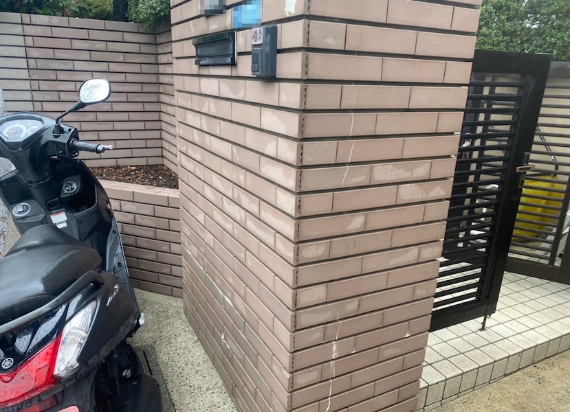 神奈川県横浜市｜車庫と門塀を塗装しました！見栄えがきれいになり美観性がよくなりました！