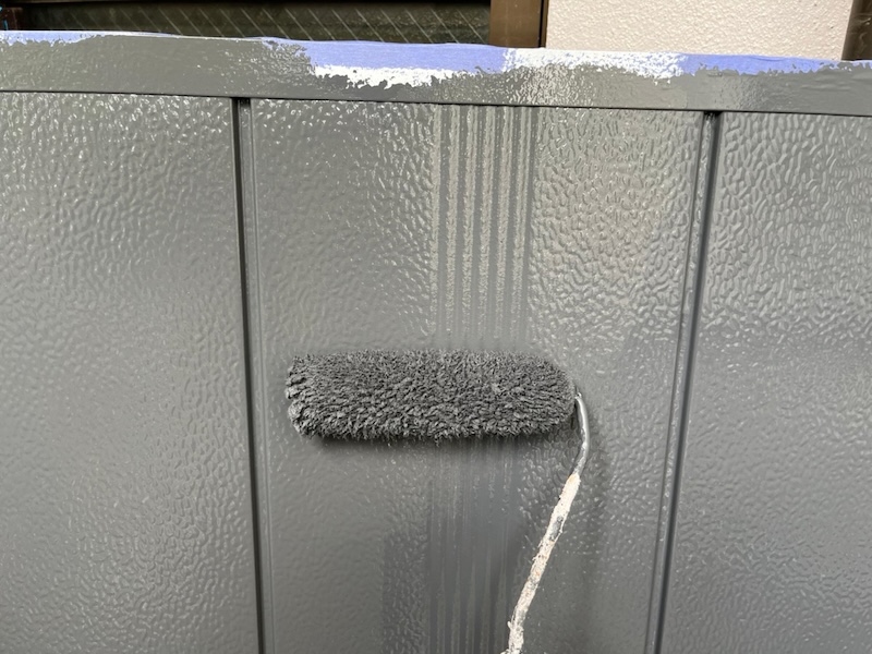 雨戸塗装 下地処理 ケレン〜錆止め塗装〜上塗りを行いました!|東京都板橋区桜川