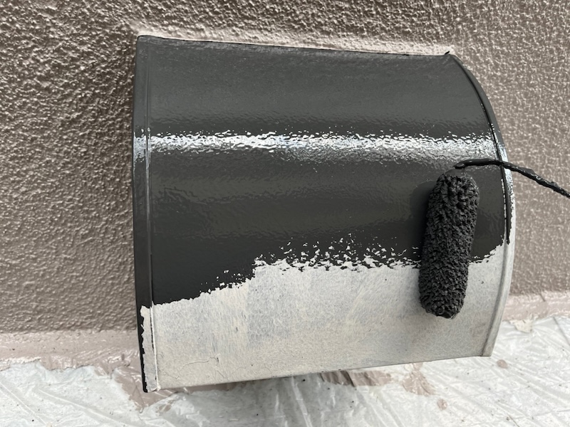 鉄部 換気フード・霧よけを塗装しました!|東京都板橋区桜川