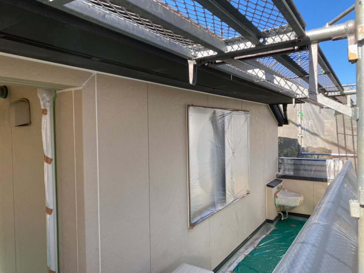 神奈川県川崎市　M様邸　屋根・外壁塗装工事　シーリング工事と現場養生