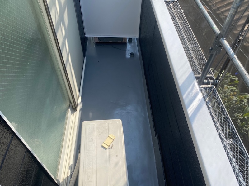 ベランダは新しくウレタン防水で施工しました！｜東京都杉並区