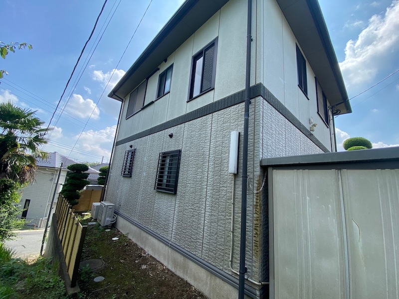 S様より屋根塗装・外壁塗装工事のご依頼!施工前と高圧洗浄を実施しました|神奈川県川崎市